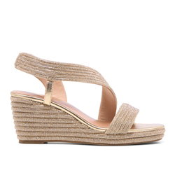 Olivita Gold Sandals