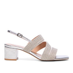 Isorella Silver Sandals