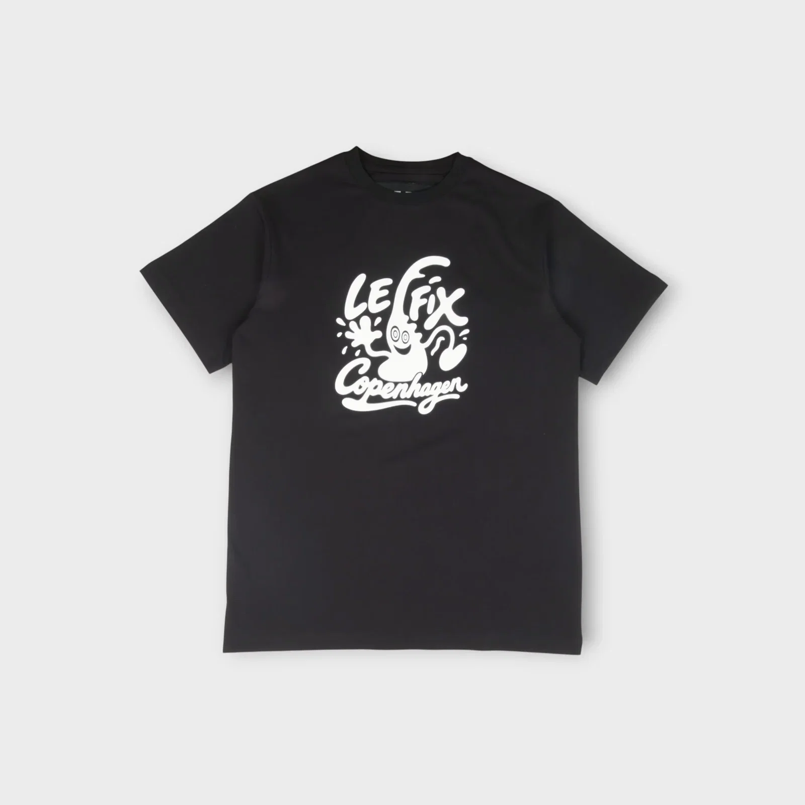 Image of Le Fix Kaj Copenhagen T-Shirt I Sort