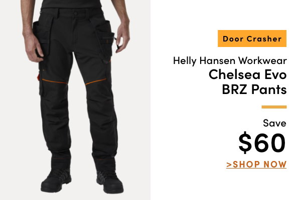 Door Crasher Women's + Men's Helly Hansen Workwear Chelsea Evo BRZ Pants Save $60