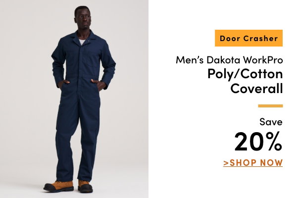 Men's Dakota WorkPro Poly/Cotton Coverall Save 20%