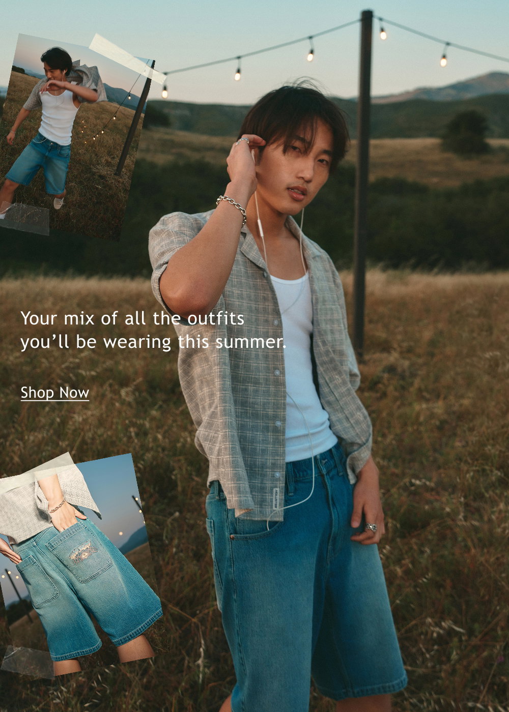 Your mix of all the outfits you'll be wearing this summer. <Shop Now