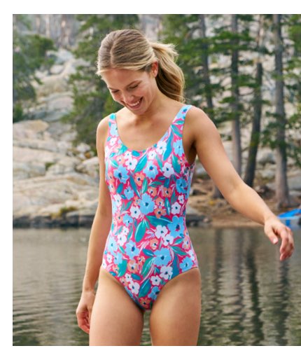 Women's BeanSport Swimwear, Scoopneck Tanksuit