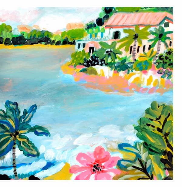 Coastal Island Cottage 3 by Karen Fields