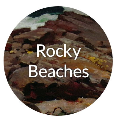 Art of rocky beaches
