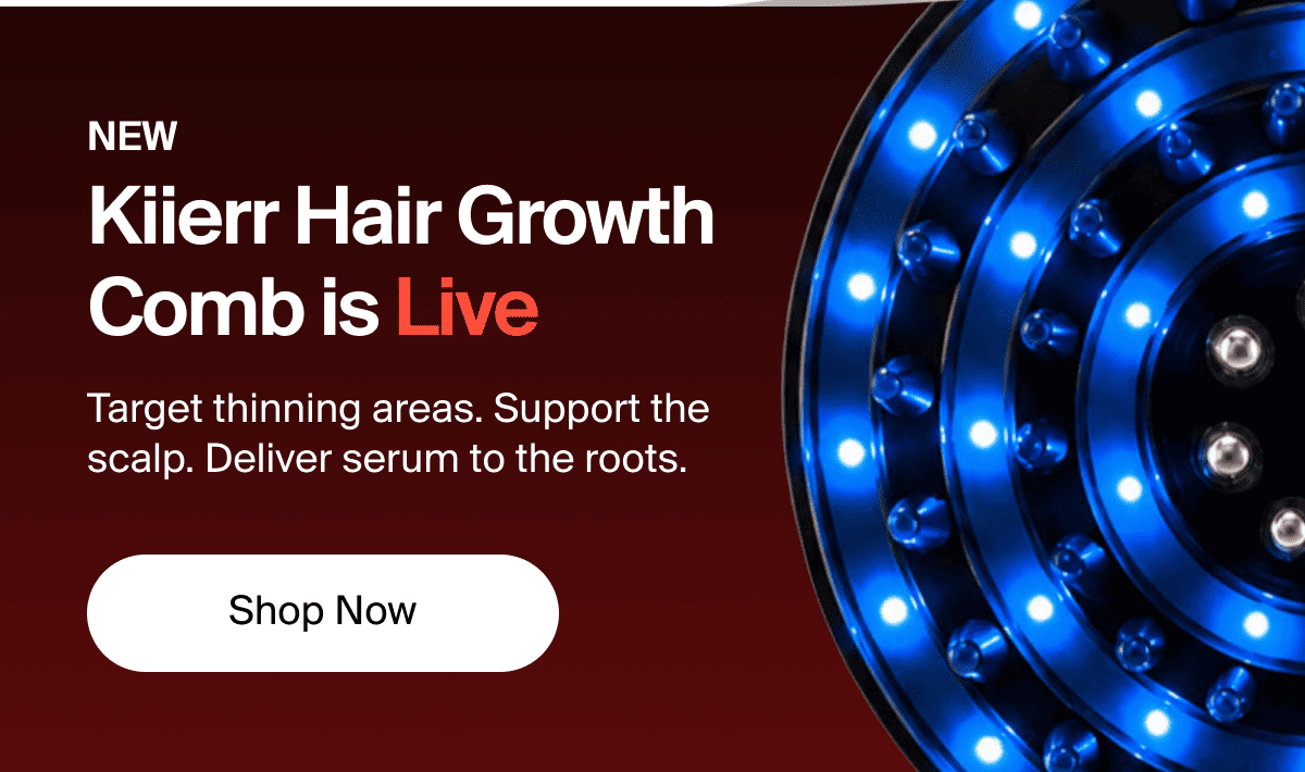 Meet The Kiierr Hair Growth Comb