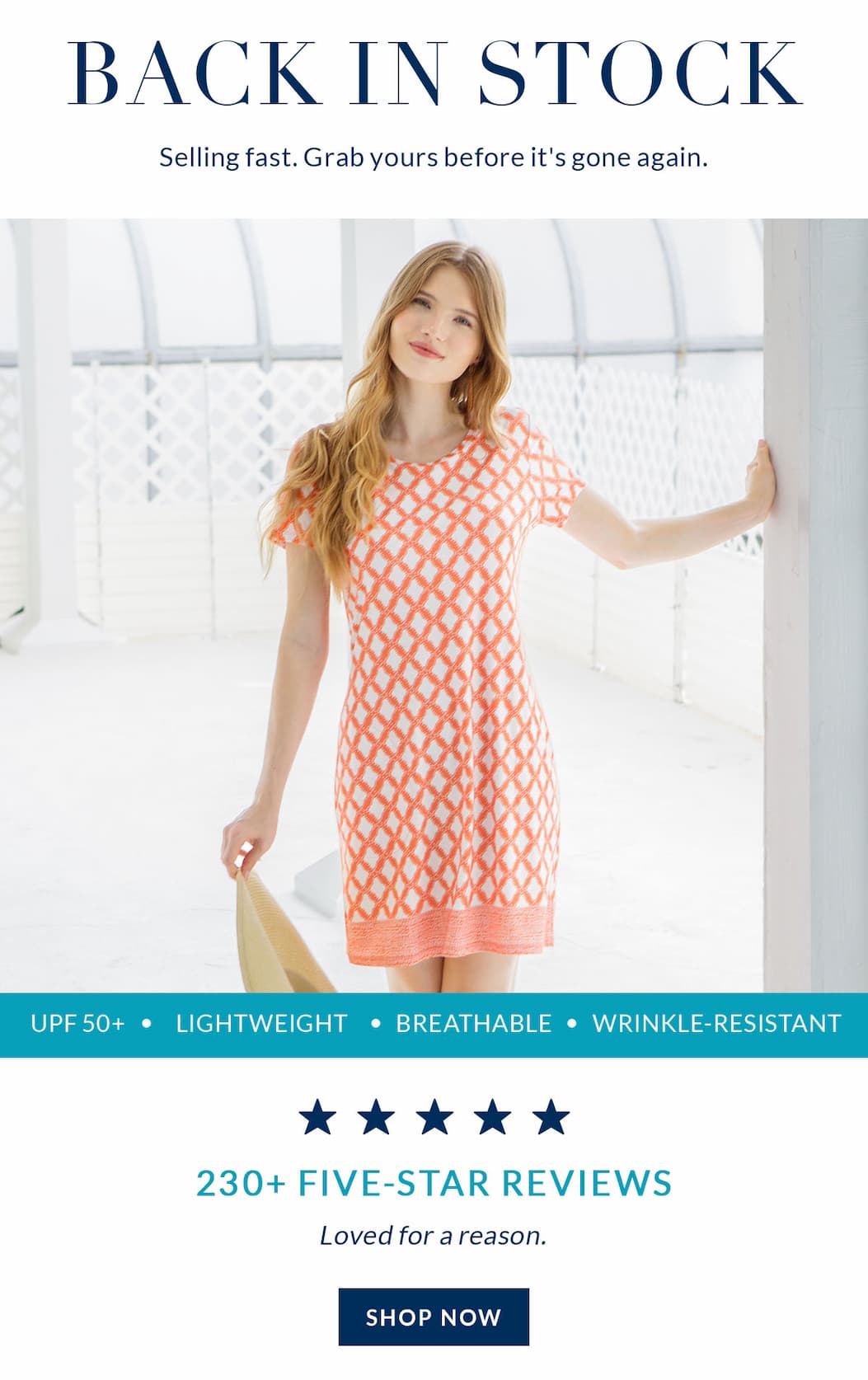 Shop our Sunset Oasis Short Sleeve Shift Dress