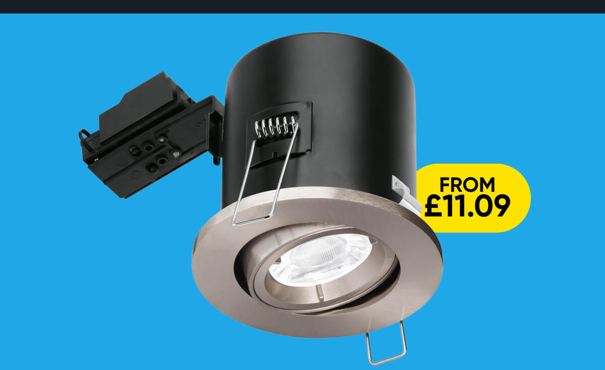 Aurora Adjustable Fire Rated GU10 Downlight White