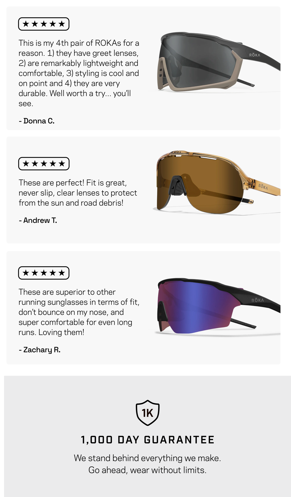 Shop ROKA Performance Eyewear