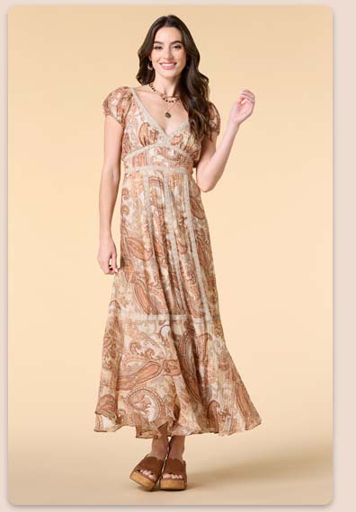 Shop Paisley In Love Maxi Dress