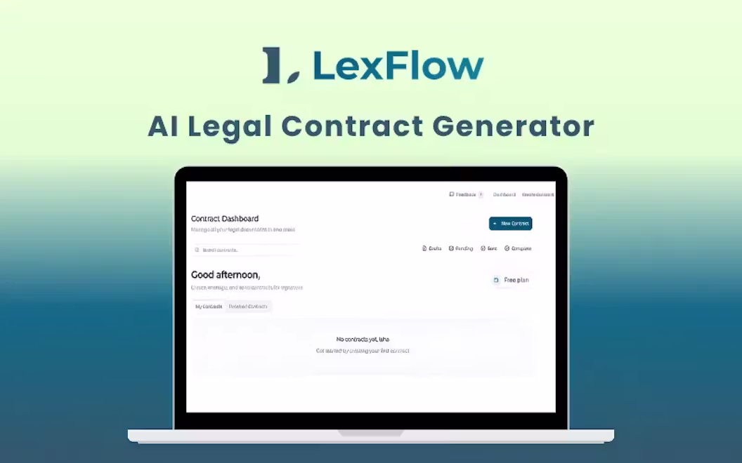LexFlow – Create, Review & Sign Contracts Faster With AI