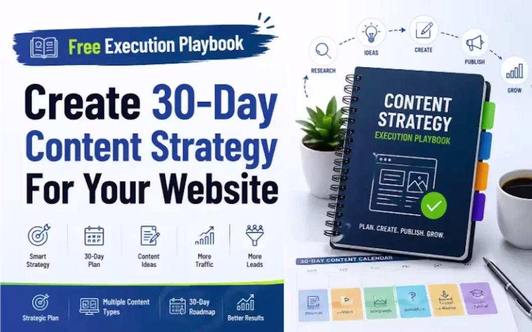 Create 30-Day Content Strategy For Your Website