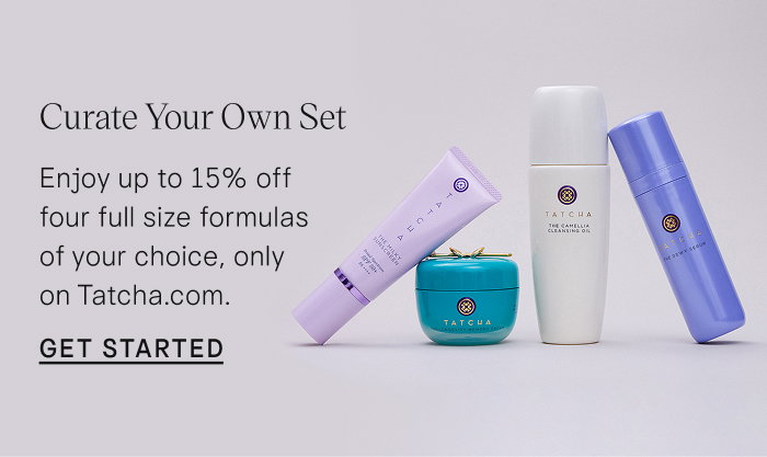 Enjoy up to 15% off 4 full size formulas of your choice when you curate your own set.