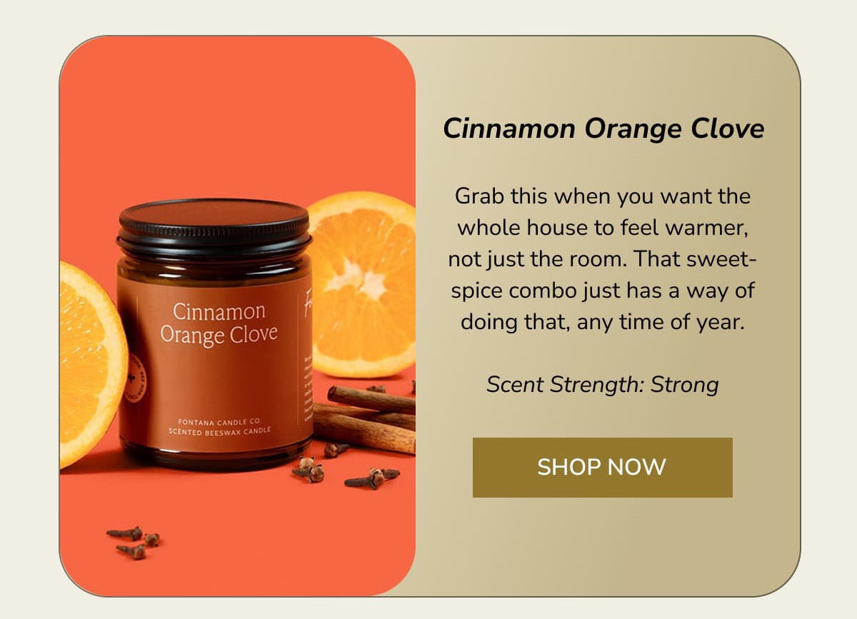 Cinnamon Orange Clove