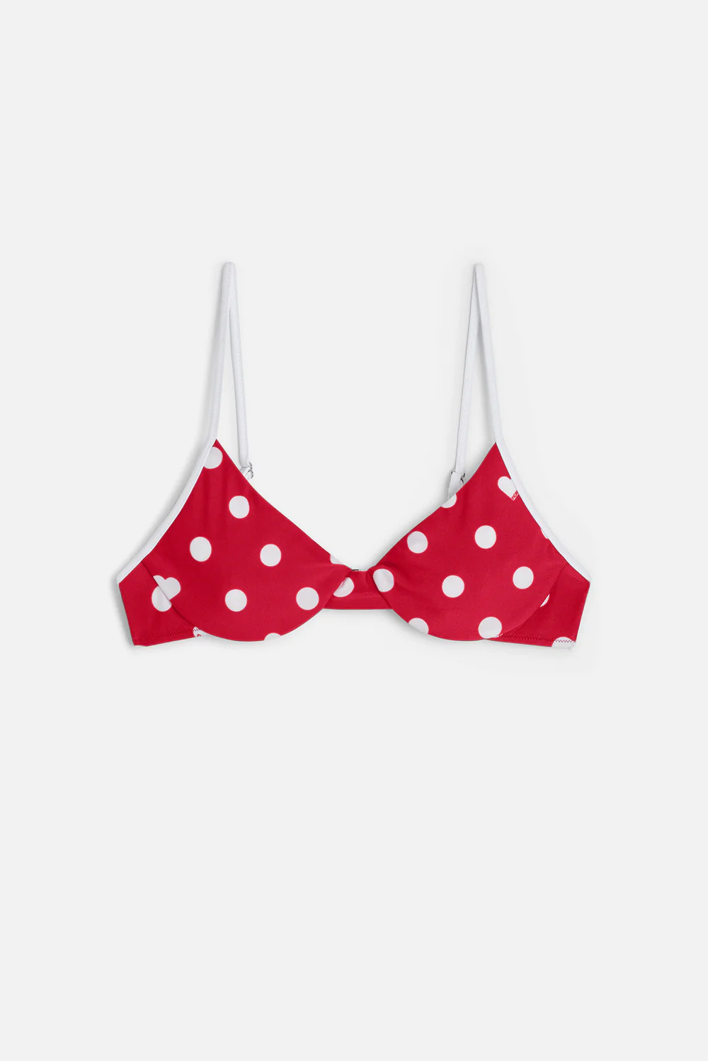 Polka Dot Bikini In Red 