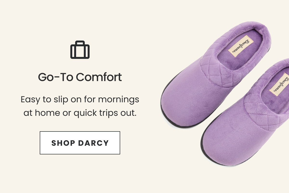Go-To Comfort. Shop Darcy.