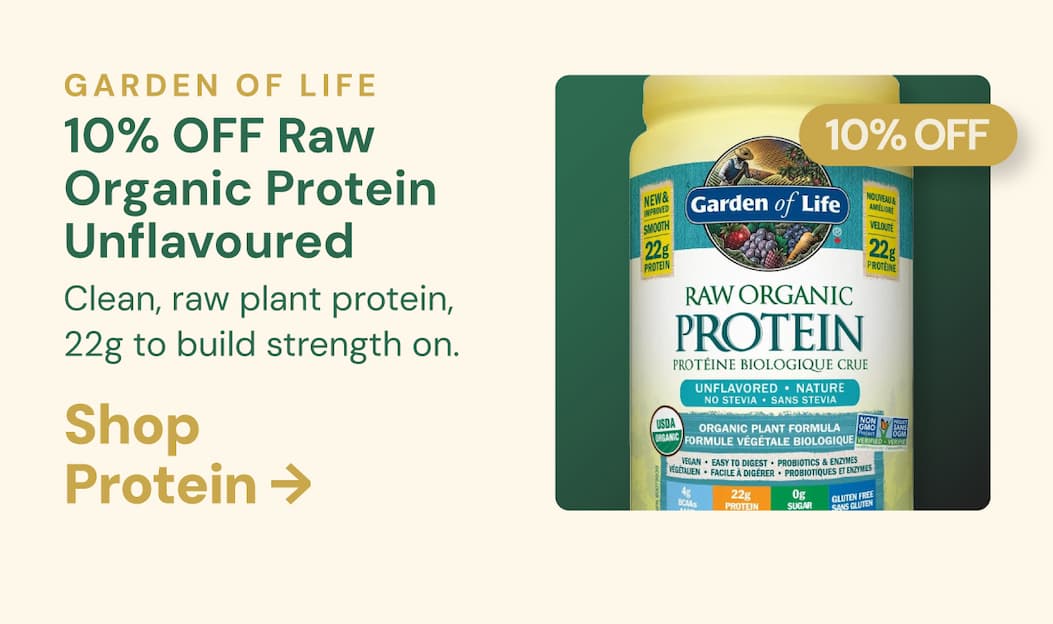 Garden of Life Raw Organic Protein · 10% OFF Clean, raw plant protein, 22g to build strength on. Shop Protein