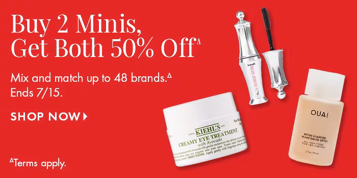 But 2 Minis, Get Both 50% Off