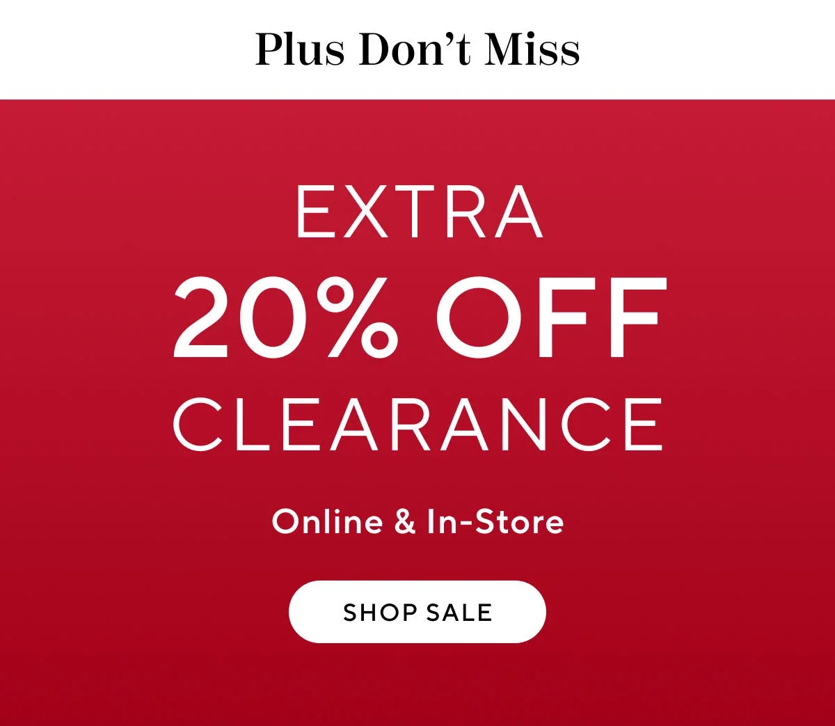 Clearance 