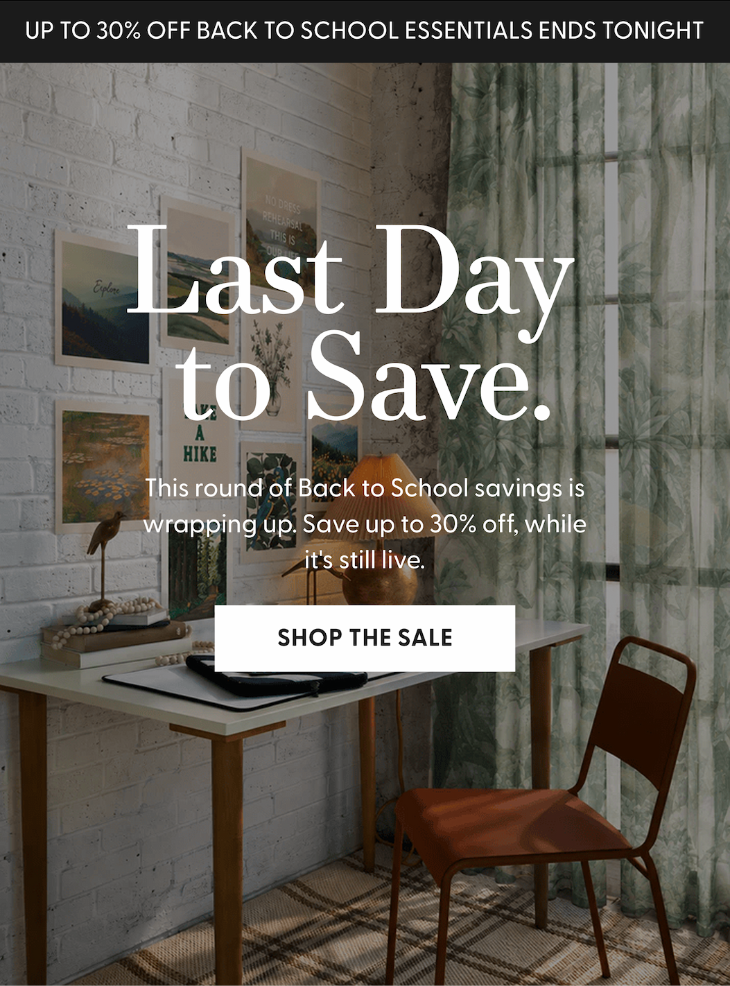 Last Day to Save.