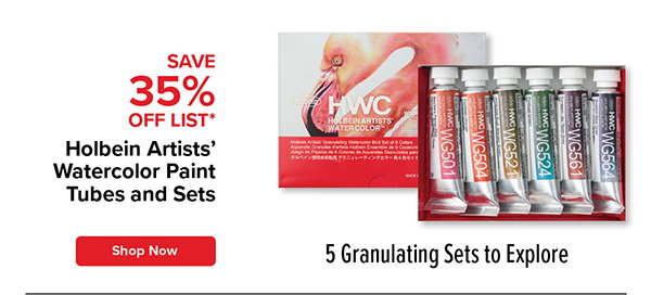 Holbein Artists' Watercolor Paint Tubes and Sets