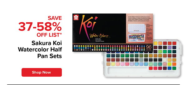 Sakura Koi Watercolor Half Pan Sets