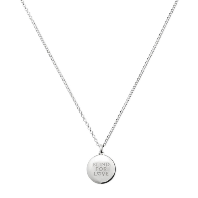 Gucci Blind for Love Sterling Silver Pendant Necklace
