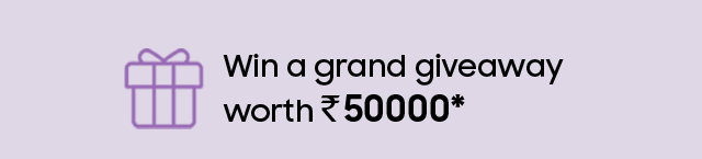 Win a grand giveaway worth 50000*