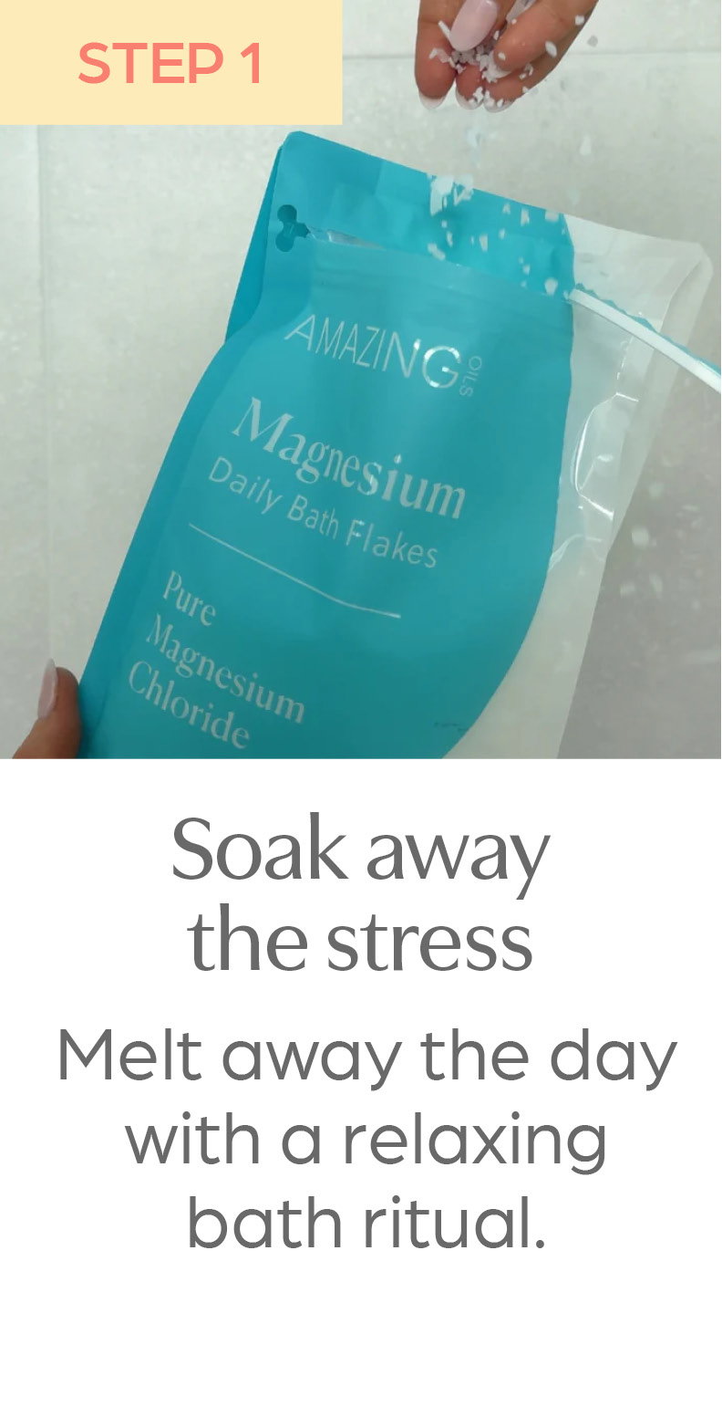 Save 25% off Amazing You Magnesium Daily Bath Flakes