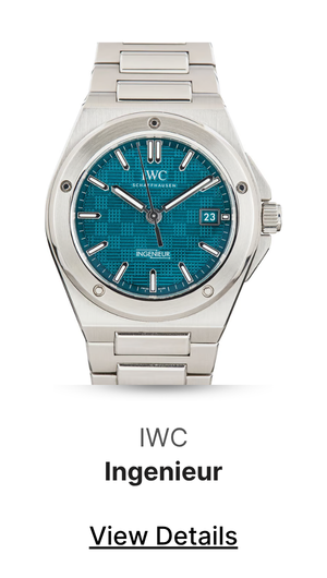 Pre-Owned IWC Ingenieur Automatic 40 IW328903 Aqua Dial