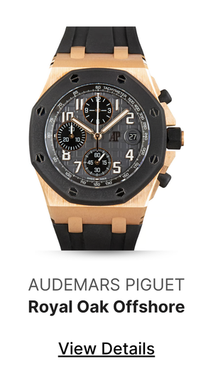Pre-Owned Audemars Piguet Royal Oak Offshore Selfwinding Chronograph Anthracite Dial