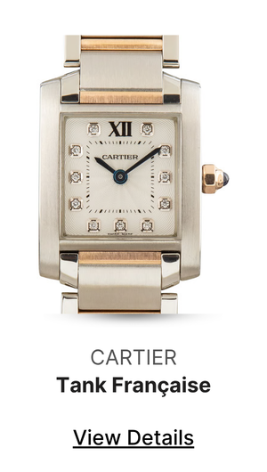 Pre-Owned Cartier Tank Francaise Ref WE110004 Diamond Dial