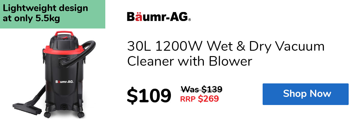 30L 1200W Wet & Dry Vacuum Cleaner with Blower