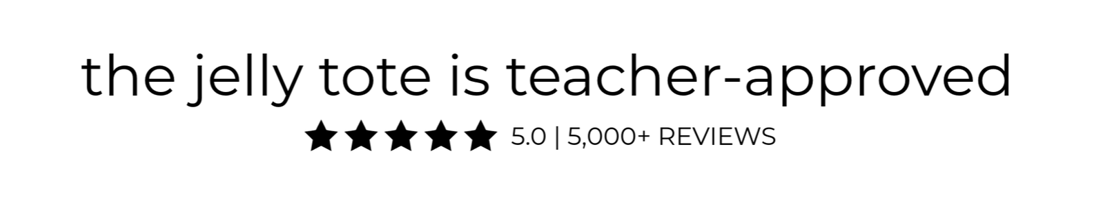 The Jelly Tote is teacher-approved!