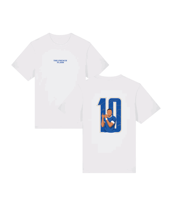 11teamsports Frankreich THE FRENCH FLASH T-Shirt WM 2026 Weiß