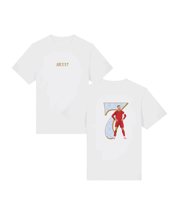 11teamsports Portugal SIUUU! T-Shirt WM 2026 Weiß