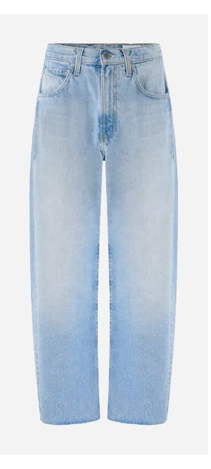 Hattie Crop Barrel Jean In Gesture