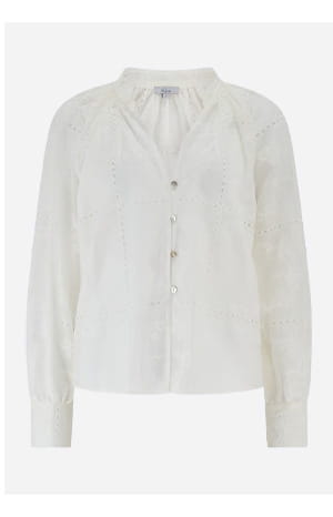 Francine Blouse In Ivory Hankerchief