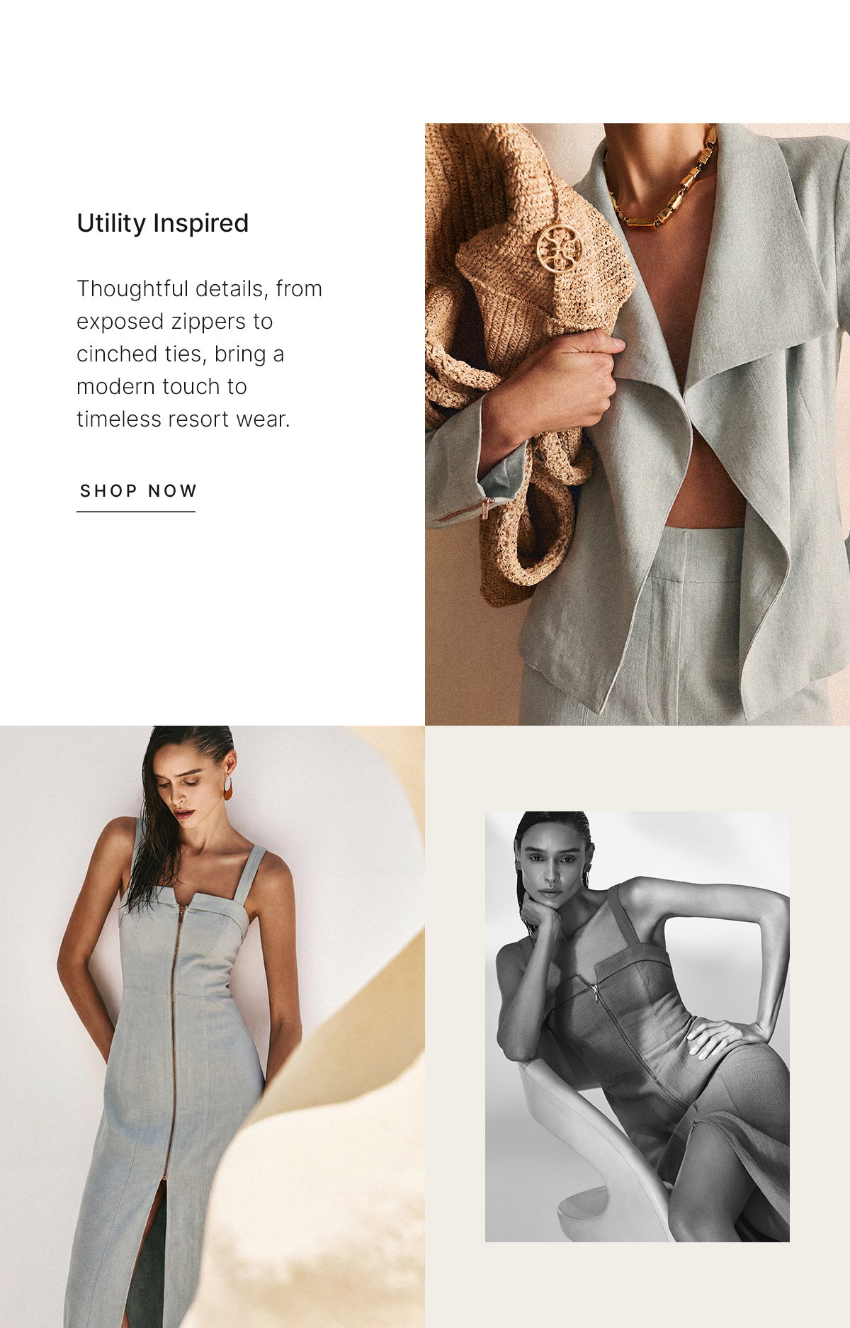 Shop Utility-Inspired Resort Wear