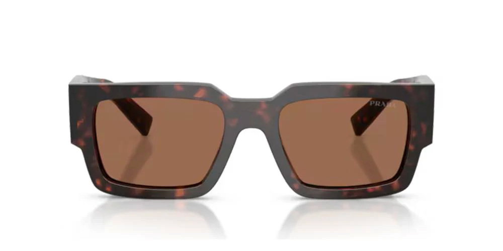 PR D01S Havana Squared Sunglasses