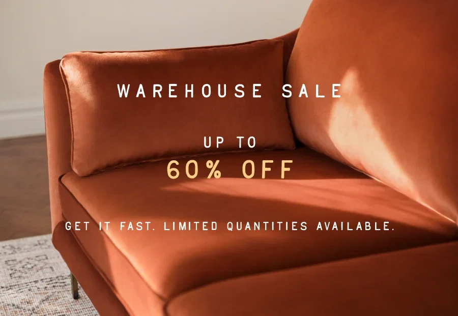 Up to 60% off Warehouse Sale