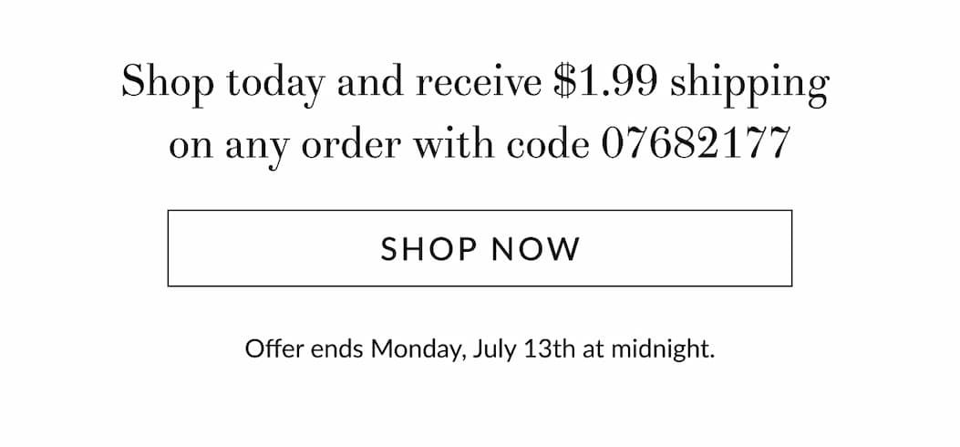 $1.99 shipping on any order [Click here to Shop now]
