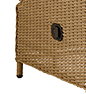 Seabrook Woven Recliner with Ottoman