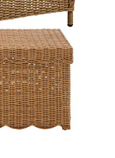 Lulu Woven Scalloped Storage Basket
