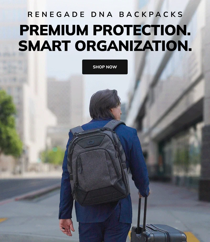 Renegade DNA Backpacks Premium Protection. Smart Organization. shop now