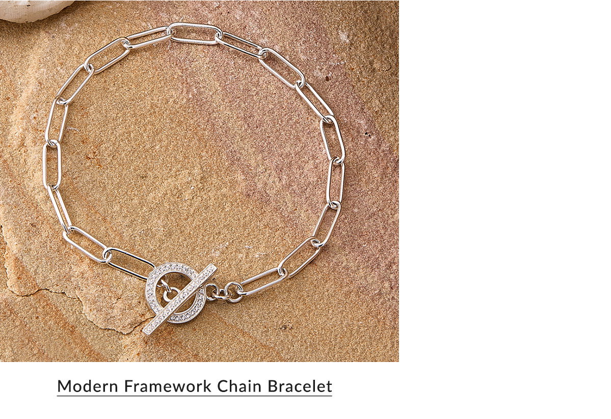 Modern Framework Chain Bracelet
