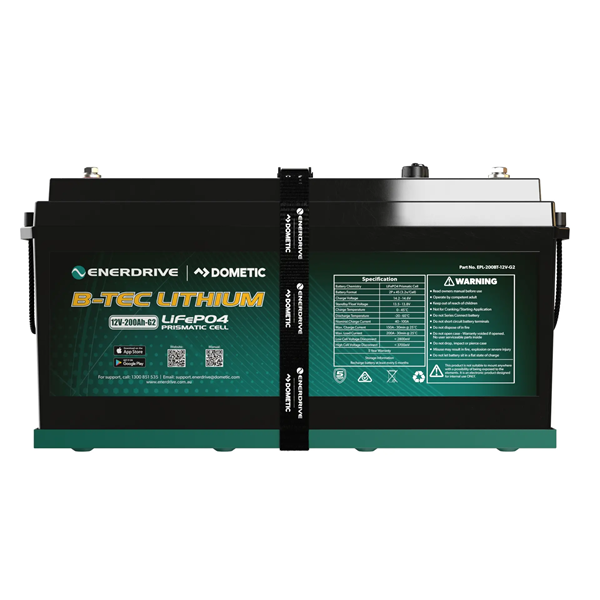 Enerdrive B-TEC 200Ah Lithium Battery Only