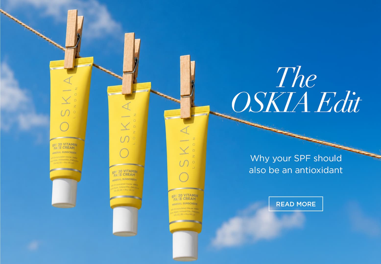 The OSKIA Edit. Why your SPF should also be an antioxidant. Read More (button) 
