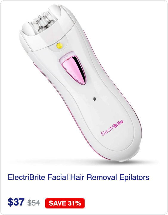ElectriBrite Facial Hair Removal Epilators