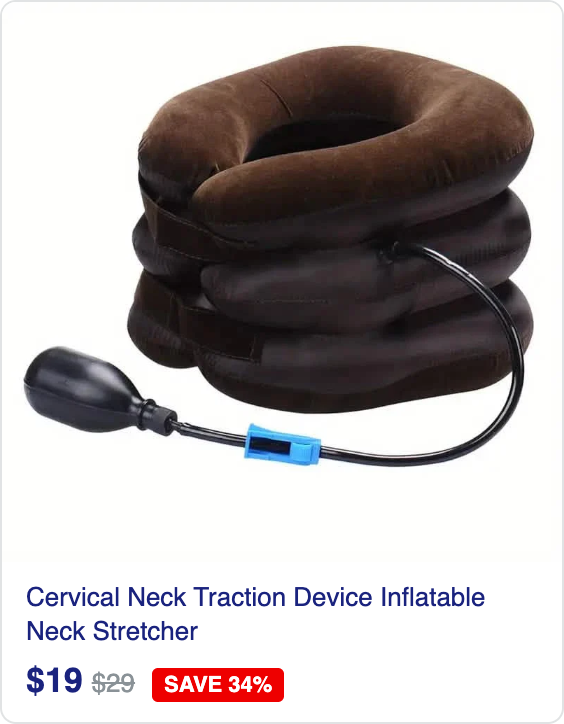 Cervical Neck Traction Device Inflatable Neck Stretcher